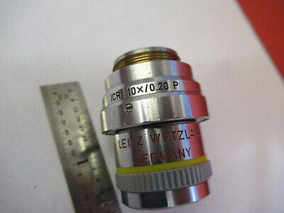 LEITZ 53393 DIC + INFINITY 10X OBJECTIVE MICROSCOPE OPTICS AS PICTURED #B1-A-63