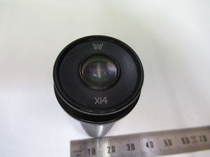 WATSON LONDON UK EYEPIECE 14X OPTICS MICROSCOPE  PART AS PICTURED #H9-C-19