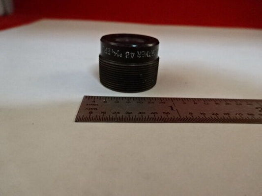 MICROSCOPE PART GAERTNER 48 mm OBJECTIVE OPTICS AS IS #31-C-94