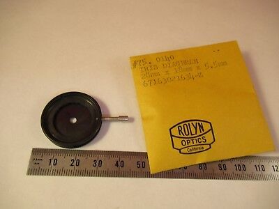 OPTICAL MECHANICAL IRIS DIAPHRAGM ASSEMBLY ROLYN OPTICS AS PICTURED &39-A-34