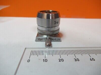 REICHERT AUSTRIA OBJECTIVE 3np 16 EPI MICROSCOPE PART OPTICS AS PICTURED 3K-A-56