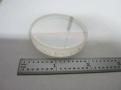 OPTICAL INFRARED FLAT FILTER LENS COATED LASER OPTICS BIN#R3-74