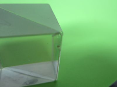 OPTICAL BEAM SPLITTER [chipped on corner] LASER OPTICS BIN#8Y-94