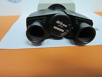 OPTICAL MICROSCOPE PART NIKON HEAD WITHOUT EYEPIECES OPTICS BIN#A9