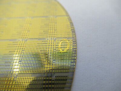 FOR PARTS SAPPHIRE WAFER PLATINUM + GOLD COATED OPTICS AS PICTURED #2-FT-06