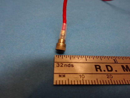 MEGGITT ENDEVCO CABLE 3091F 6-40 TO 10-32 for ACCELEROMETER SENSOR AS IS #90-02