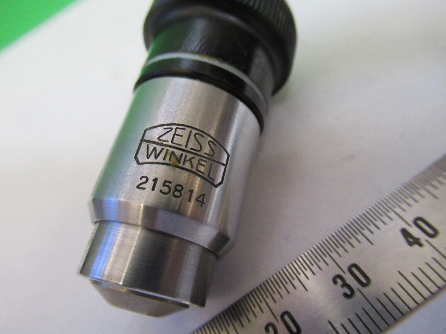 ZEISS WINKEL OBJECTIVE PHASE 40X /160 LENS MICROSCOPE PART AS PICTURED W4-A-44