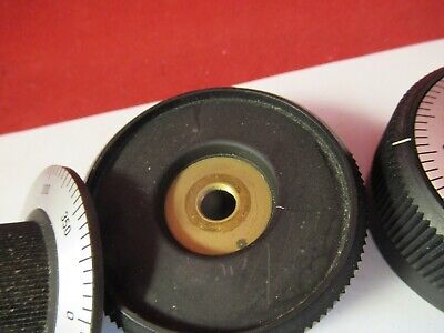 FOR PARTS ZEISS KNOBS (cracked plastic) AS PICTURED MICROSCOPE PART &13-A-14