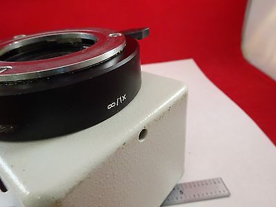 FOR PARTS MICROSCOPE LEITZ GERMANY VERTICAL ILLUMINATOR OPTICS AS IS BIN#C9-A-04