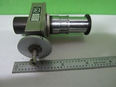 MICROSCOPE PART OPTICAL GAERTNER EYEPIECE FILAR ?? OPTICS AS IS BIN#T5-19