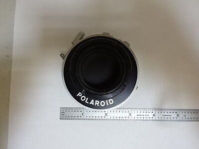 MIKROSKOPTEIL KAMERAVERSCHLUSS COPAL POLAROID JAPAN OPTICS AS IS #AL-09