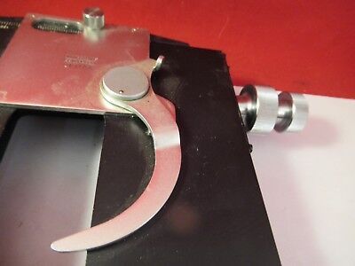 WILD M20 SWISS TAGE TABLE MICROMETER MICROSCOPE PART OPTICS AS PICTURED &FT-2-55