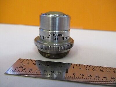 AO SPENCER 10X 16mm OBJECTIVE LENS MICROSCOPE OPTICS AS PICTURED &85-B-83