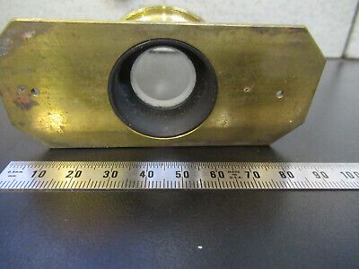 ANTIQUE BRASS COMPRESSORIUM  SLIDE UK MICROSCOPE PART AS PICTURED &P5-A-99