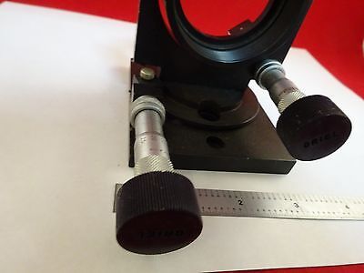 ORIEL MICROMETER LENS MIRROR MOUNT LASER OPTICS AS IS BIN#N3-E-03