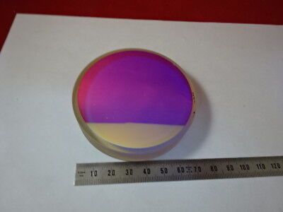 OPTICAL FLAT ZERODUR DICHROIC SPIEGEL 1/10 WELLENLASEROPTIK WIE ABGEBILDET &amp;6-A-24