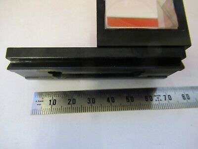 BIOMEDX MOUNTED CUBE BEAM SPLITTER OPTICS MICROSCOPE PART AS PICTURED &FT-5-H