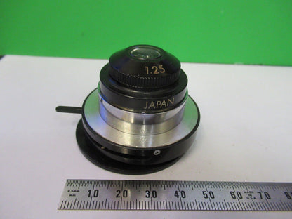 OLYMPUS CONDENSER + IRIS OPTICAL ANTIQUE MICROSCOPE PART AS PICTURED P8-B-13