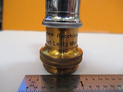 ANTIQUE LEITZ WETZLAR 92X APO OBJECTIVE OPTICS MICROSCOPE PART AS PIC &85-B-51