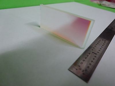 OPTICAL COATED FLAT DICHROIC MIRROR FILTER LASER OPTICS AS IS BIN#W8-19