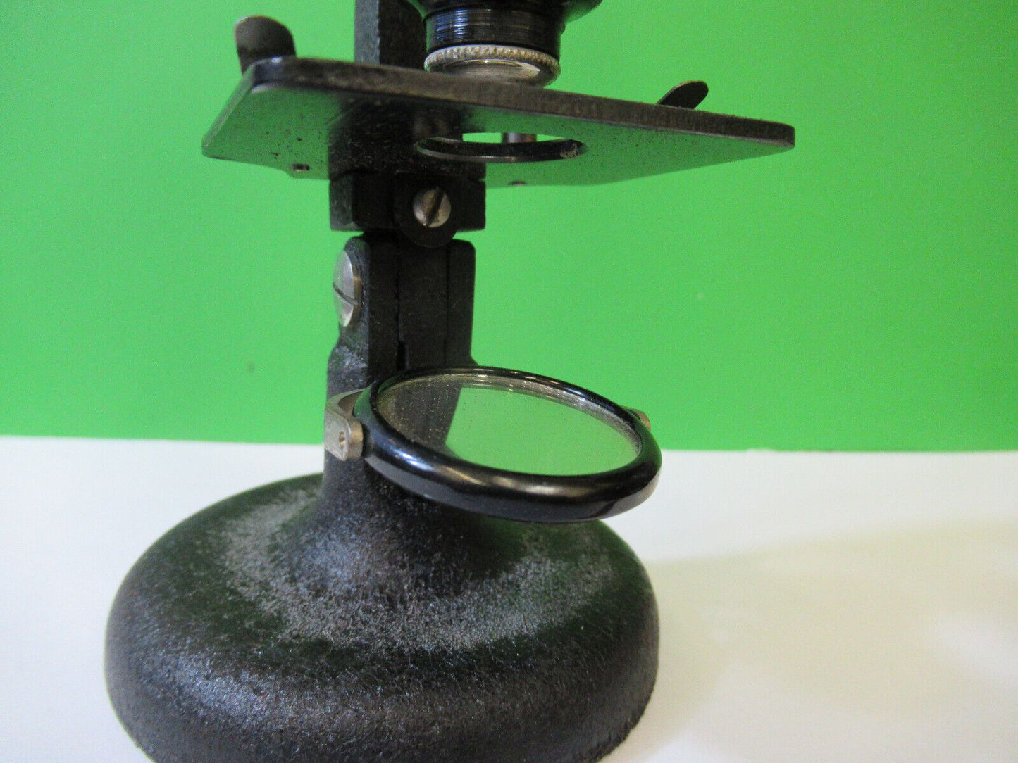 ANTIQUE RARE WOLLENSAK COLLECTABLE MINI MICROSCOPE OPTICAL AS PICTURED &22-A-39