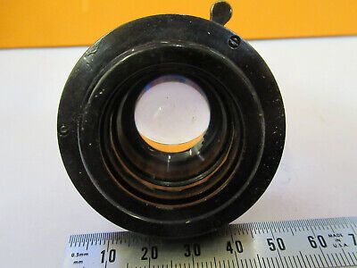 ANTIQUE SPENCER CONDENSER + IRIS OPTICS MICROSCOPE PART AS PICTURED P6-A-105