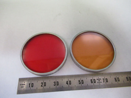 KODAK PAIR OPTICAL FILTER OPTICS AS PICTURED &S2-C-20