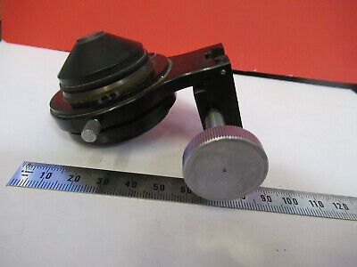 BAUSCH LOMB CONDENSER + IRIS HOLDER OPTICS MICROSCOPE PART AS PICTURED &P8-A-30