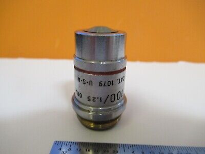 AMERICAN OPTICS AO 1079 ACHRO 100X OBJECTIVE MICROSCOPE PART AS PICTURED 1E-C-22