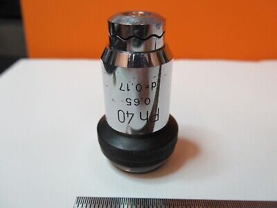 WILD HEERBRUGG SWISS PH 40X OBJECTIVE OPTICS MICROSCOPE PART AS PICTURED 14-B-79