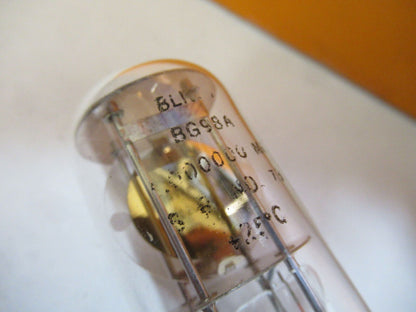 ANTIQUE BLILEY BG98A 1 MHz QUARTZ CRYSTAL GLASS PKG FREQUENCY AS PICTURED 1-DT-3