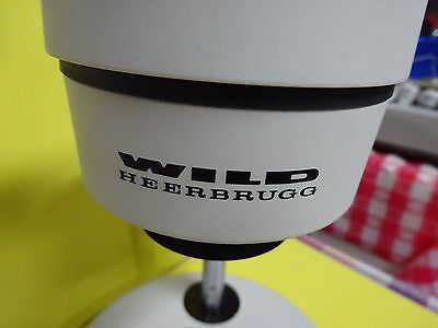 WILD HEERBRUGG M1A STEREO OPTICAL MICROSCOPE  SWISS OPTICS BIN#LOBB