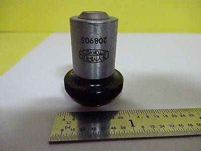 FOR PARTS MICROSCOPE PART OBJECTIVE OLYMPUS M40 OPTICS AS IS BIN#X1-62