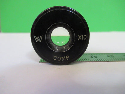 WATSON LONDON UK EYEPIECE 10X COMP OPTICS MICROSCOPE  PART AS PICTURED #H9-C-16