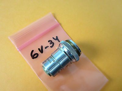 MICROSCOPE OBJECTIVE 10X DIVISIBLE BAUSCH LOMB OPTICS BIN#6V-34