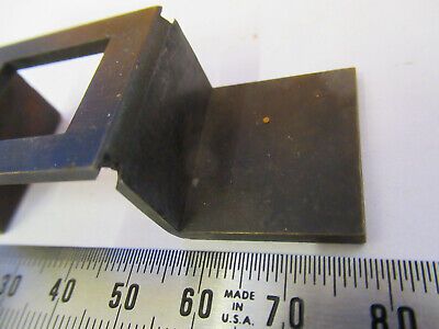 ANTIQUE BAUSCH LOMB BRASS STAGE MICROSCOPE PART AS PICTURED #P3-A-41