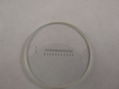 MICROSCOPE PART MEASURING RETICLE 24 mm for EYEPIECE OPTICS AS IS BIN#L3-E-25