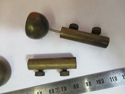 BAUSCH LOMB RARE ANTIQUE BRASS SET FIXTURE MICROSCOPE PART AS PICTURED P3-A-40