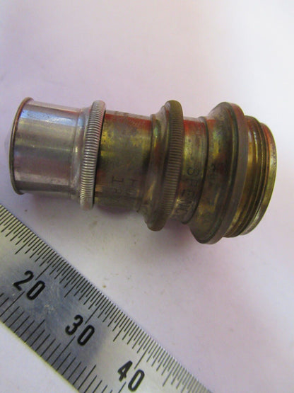 ANTIQUE BRASS SPENCER 1.8mm OBJECTIVE MICROSCOPE PART AS PICTURED &H9-B-41