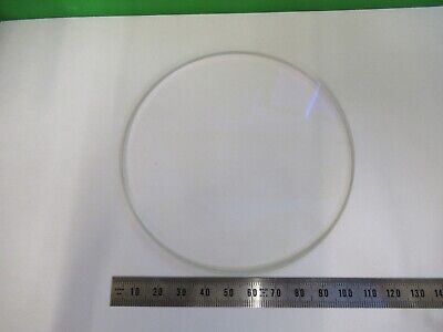 FOR PARTS OPTICAL FLAT 4.25" DIAMETER GLASS WINDOW OPTICS AS PICTURED &18-A-41