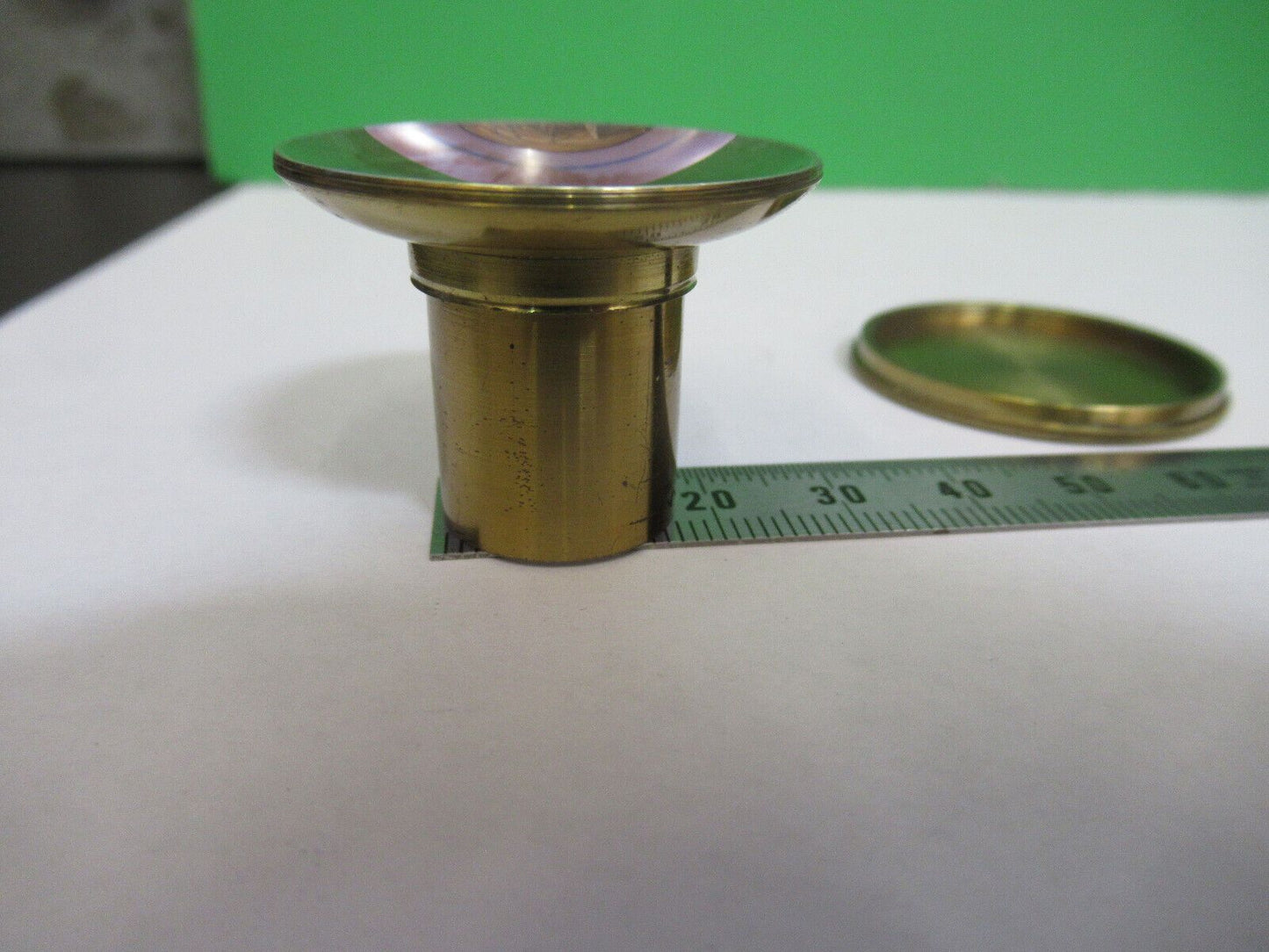 ANTIQUE BRASS  CONCAVE MIRROR  WATSON MICROSCOPE PART AS PICTURED &R2-B-70