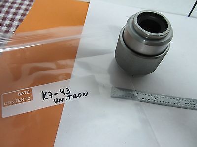 MICROSCOPE PART RARE UNITRON OBJECTIVE OPTICS BIN#K7-43