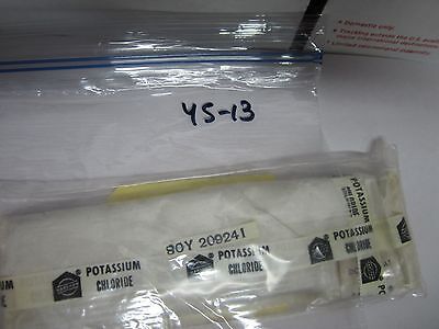 OPTICAL INFRARED GREAT WINDOW KCl POTASSIUM CHLORIDE LASER OPTICS BIN#45-13