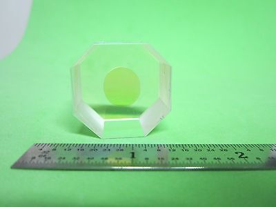 OPTICAL RARE BEAM SPLITTER OCTAGON beschichtet in der Mitte LASER OPTICS BIN#40-87