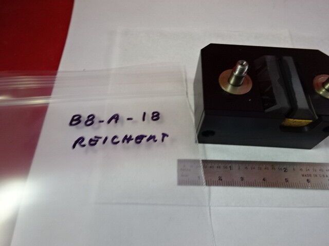 REICHERT LEICA POLYLITE  MOUNTED PRISM ASSEMBLY MICROSCOPE PART  AS IS #B8-A-18