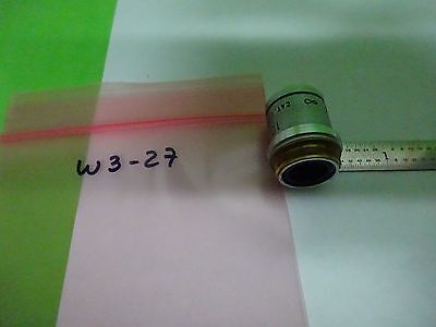 MICROSCOPE PART OBJECTIVE AO PLAN 10X AMERICAN OPTICS ACHRO AS IS  BIN#W3-27