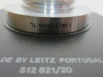 MICROSCOPE PART HEAD 512821/20 LEITZ GERMANY OPTICS AS IS BIN#Q2-12