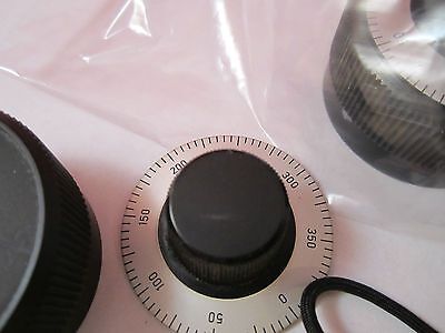 LOT 2 EA OPTICAL MICROSCOPE PART KNOBS ZEISS GERMANY OPTICS BIN#3C ii