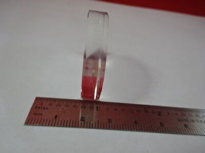 OPTICAL FUSED SILICA ZYGO TRUNCATED LENS OPTICS AS IS #91-07