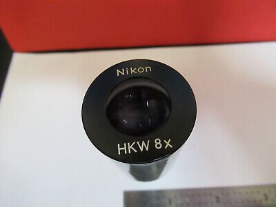 NIKON JAPAN HKW 8X EYEPIECE LENS MICROSCOPE PART OPTICS AS PICTURED &4B-A-51